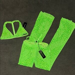 NWT Dolls Kill GREERUST SHOWDOWN - NEON GREEN